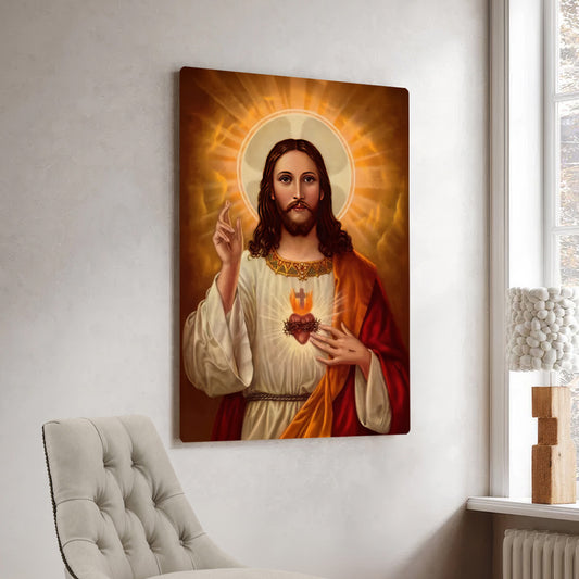 Eternal Grace: Sacred Heart Wall Art