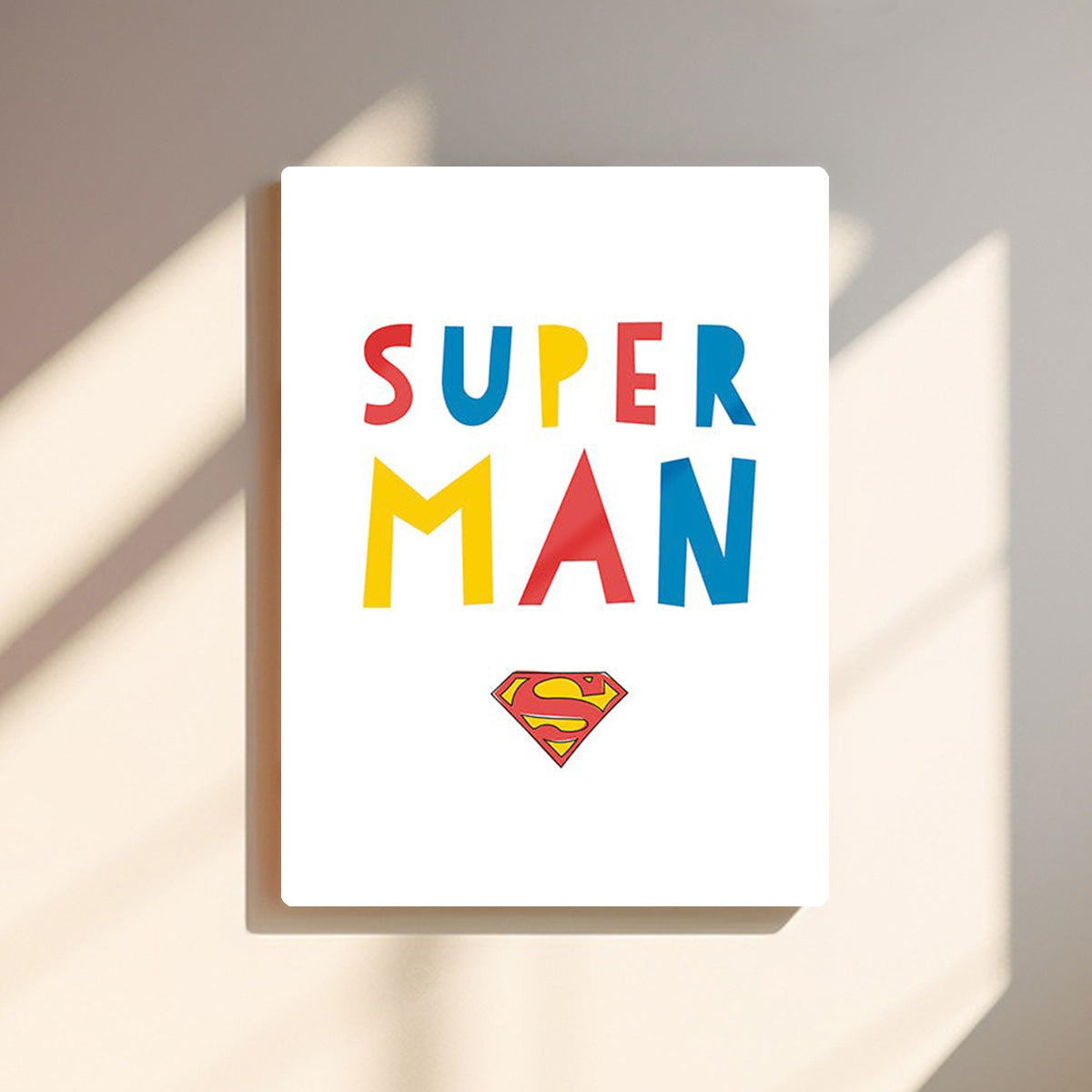Super MAN HD Metal Wall Art