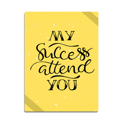 My Success HD Metal Wall Art