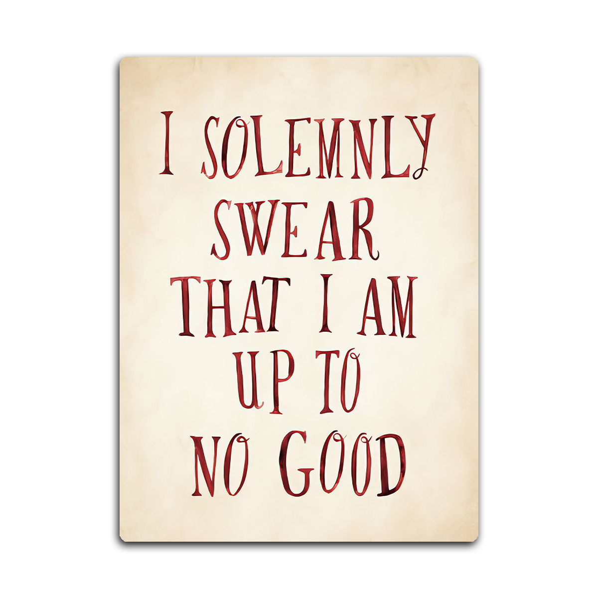 I solemnly HD Metal Wall Art
