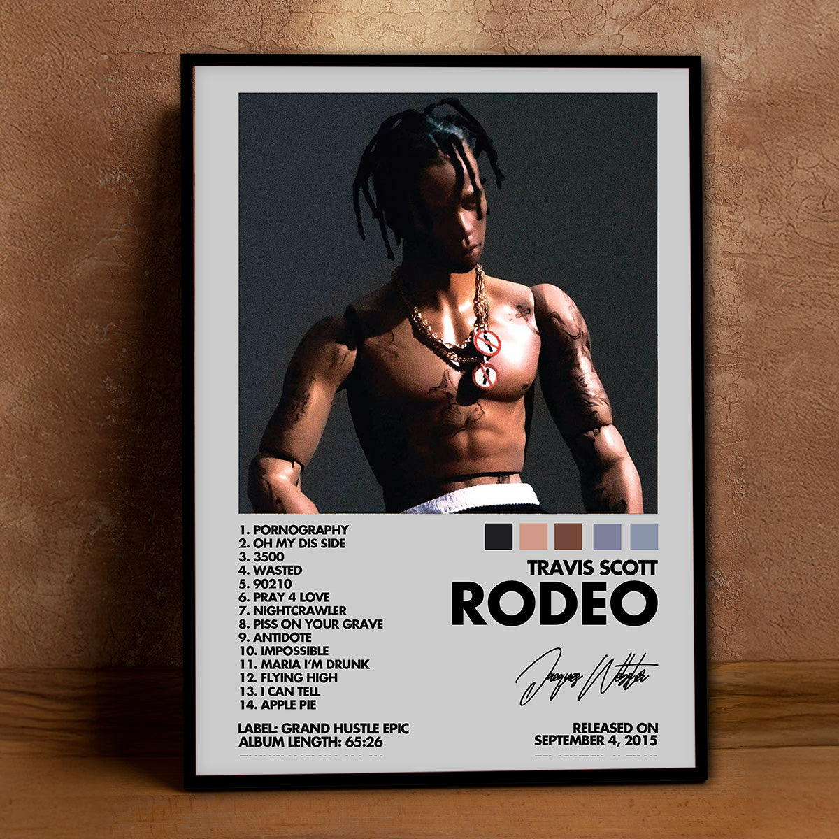 RODEO by Travis Scott Metal Wall Art