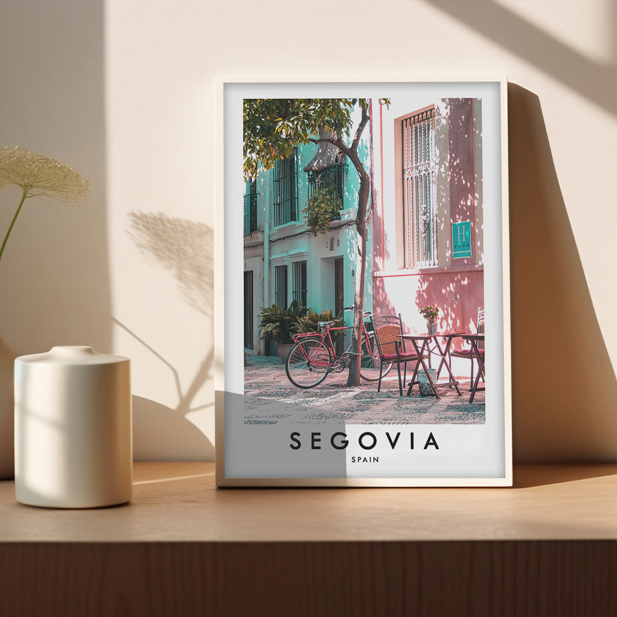 Segovia Spain Metal Wall Art Print