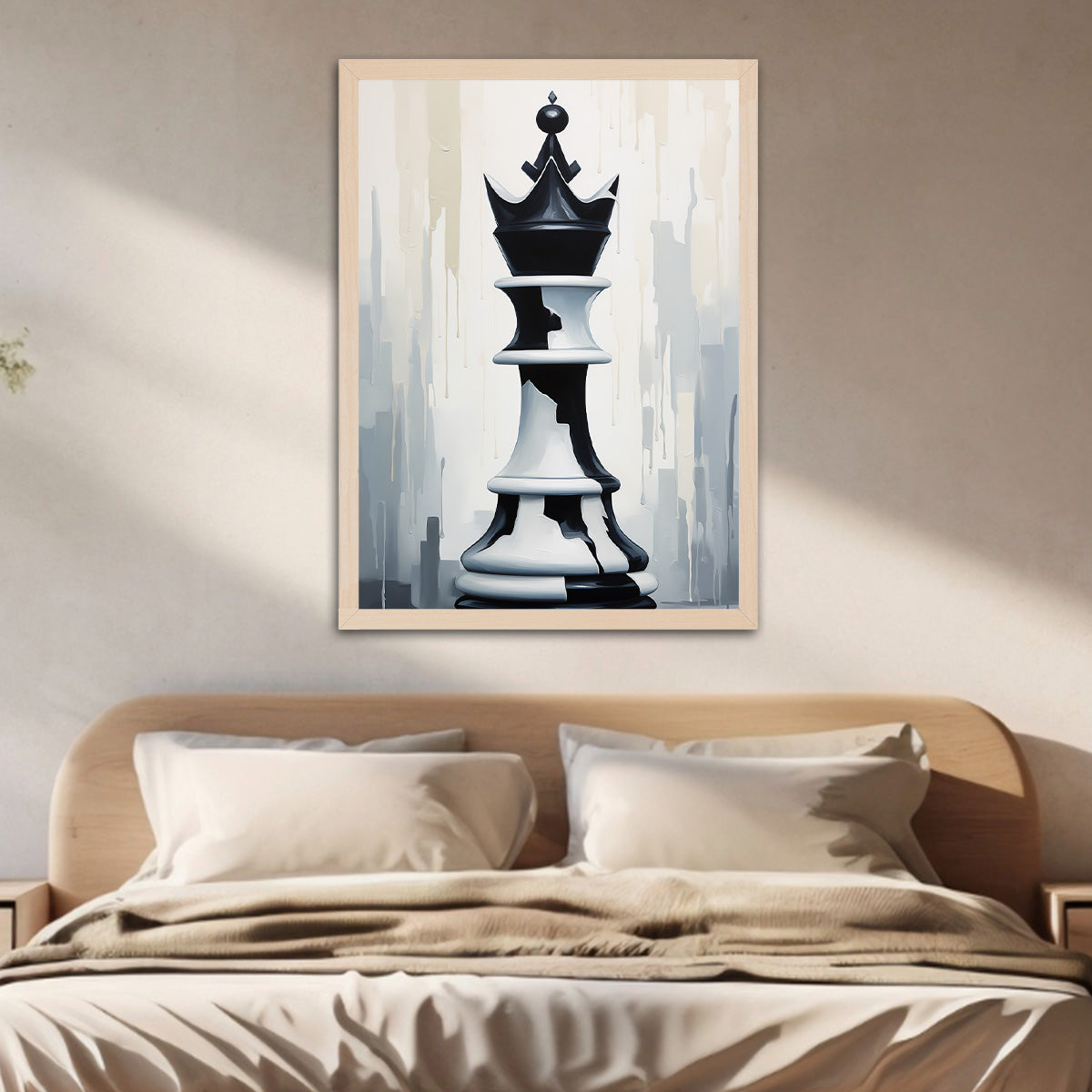 Chess King HD Metal Wall Art