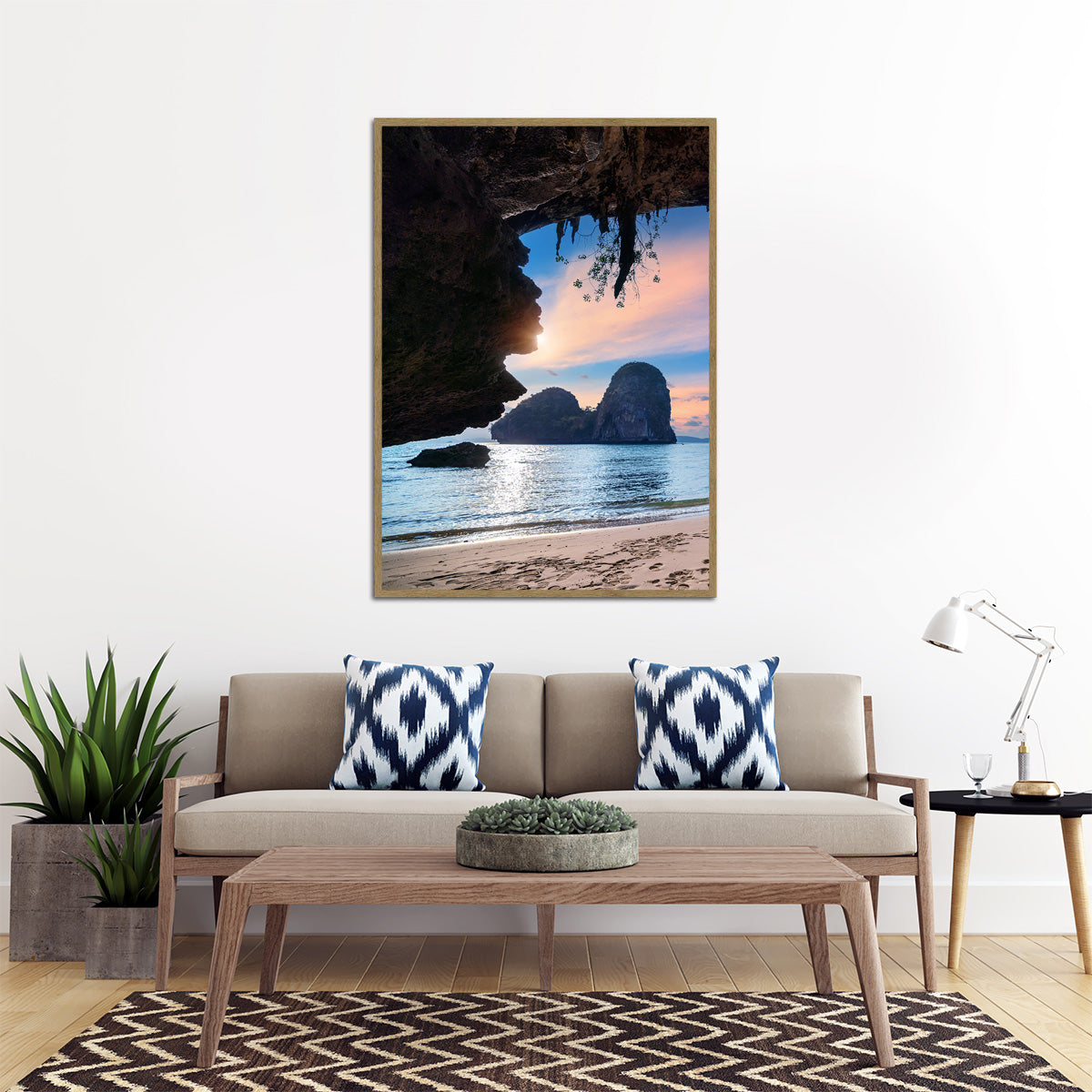 Hidden Cove Beach Metal Wall Art