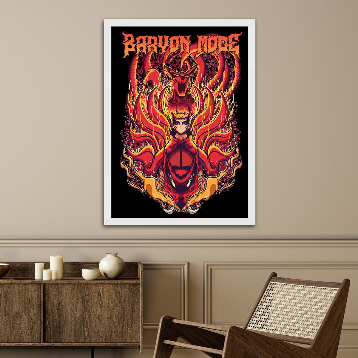 Fighting for Peace: Naruto Uzumaki – HD Metal Wall Art