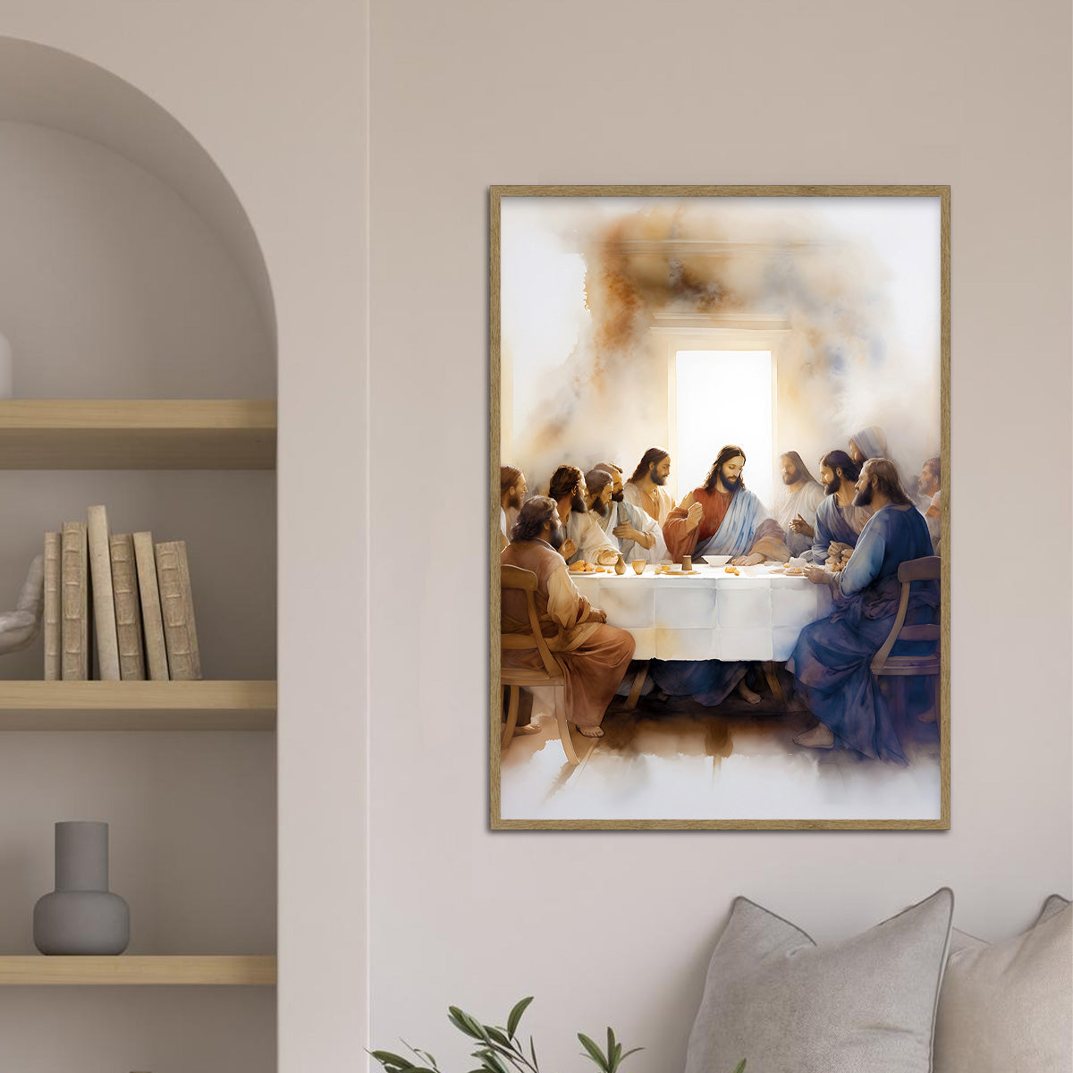 The Last Supper – Divine Communion HD Metal Wall Art