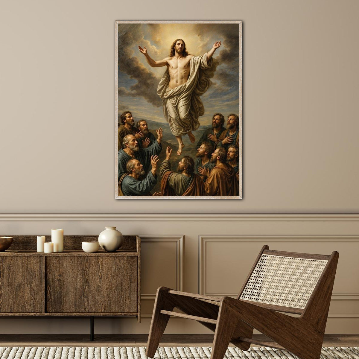 “Lifted in Majesty” – Christian Metal Wall Art