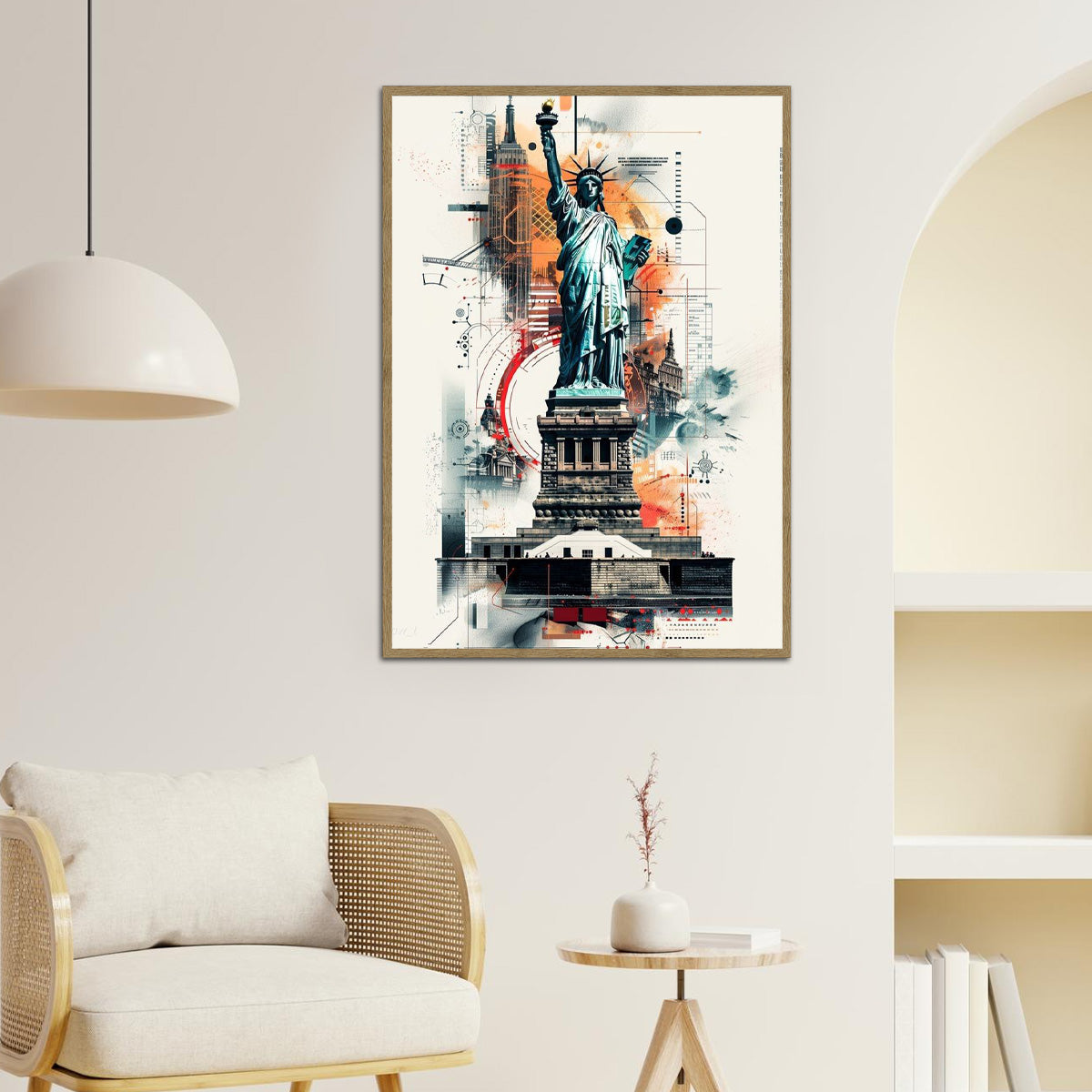 Statue of Liberty – New York City Metal  Wall Art