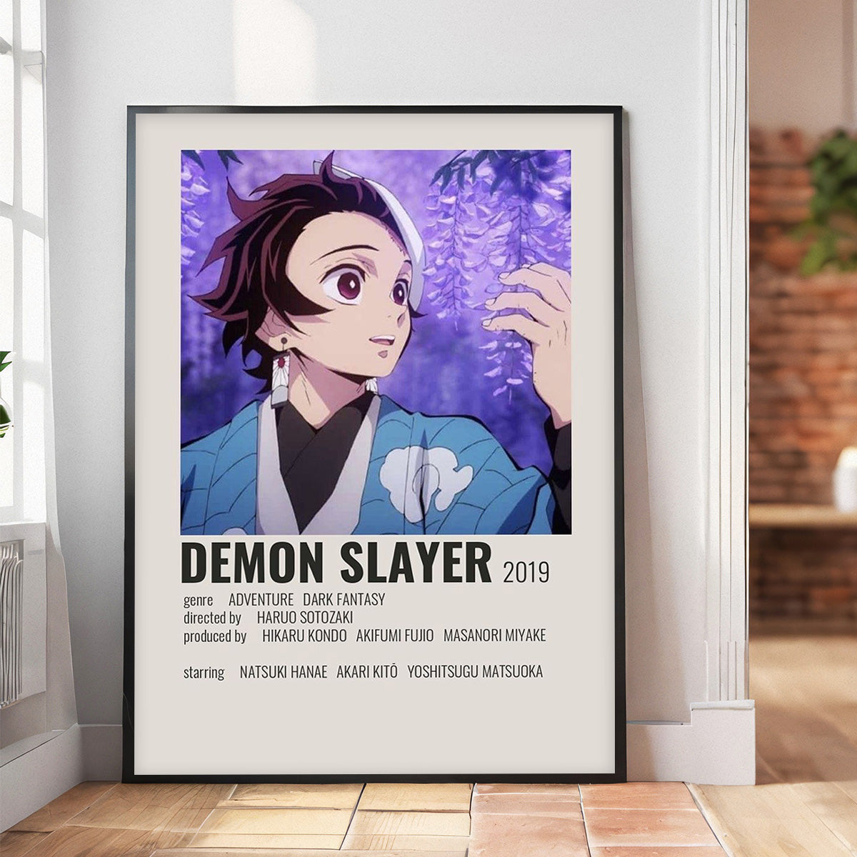 Demon Slayer Tanjiro Metal Wall Art