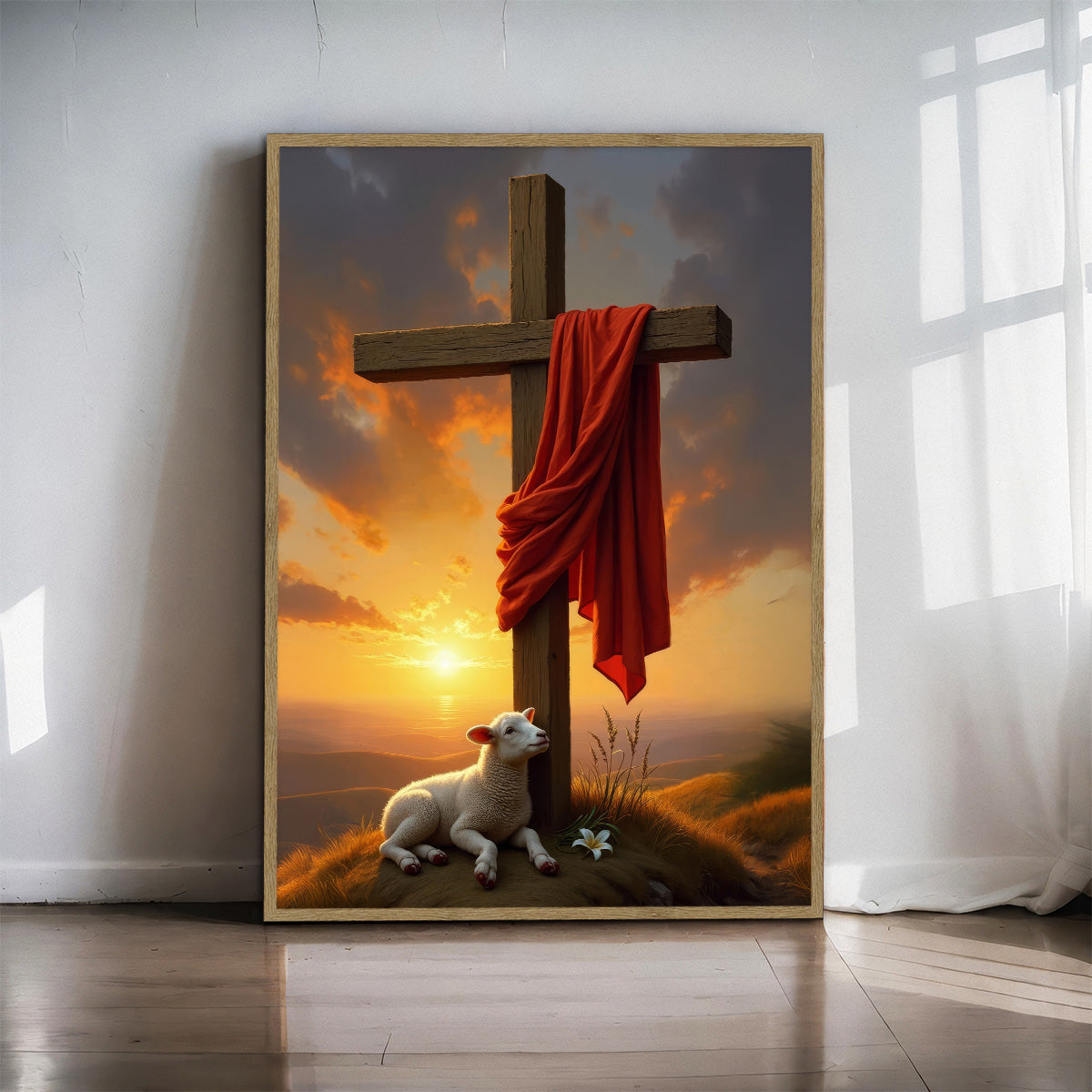 “Symbol of Sacrifice” – Inspirational Christian Metal Wall Art