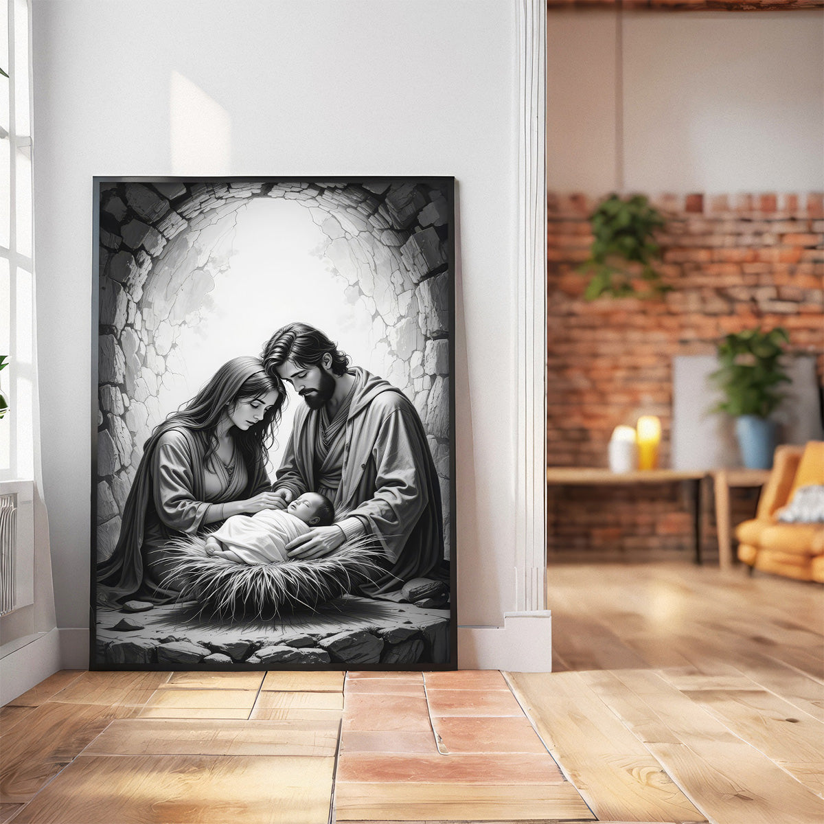 The Holy Family – Nativity of Jesus Metal  Wall Art