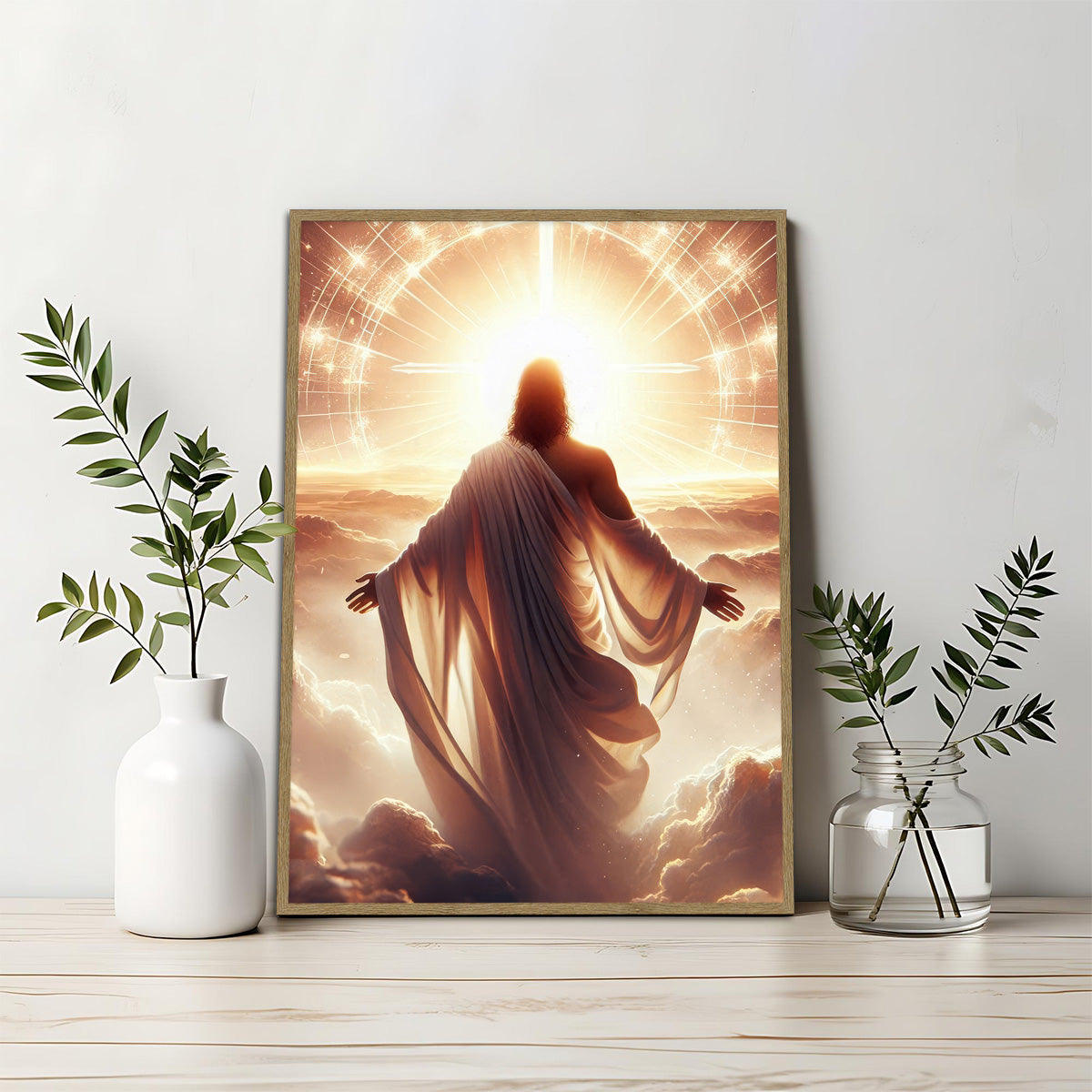 The Ascension of Christ – Jesus Metal  Wall Art