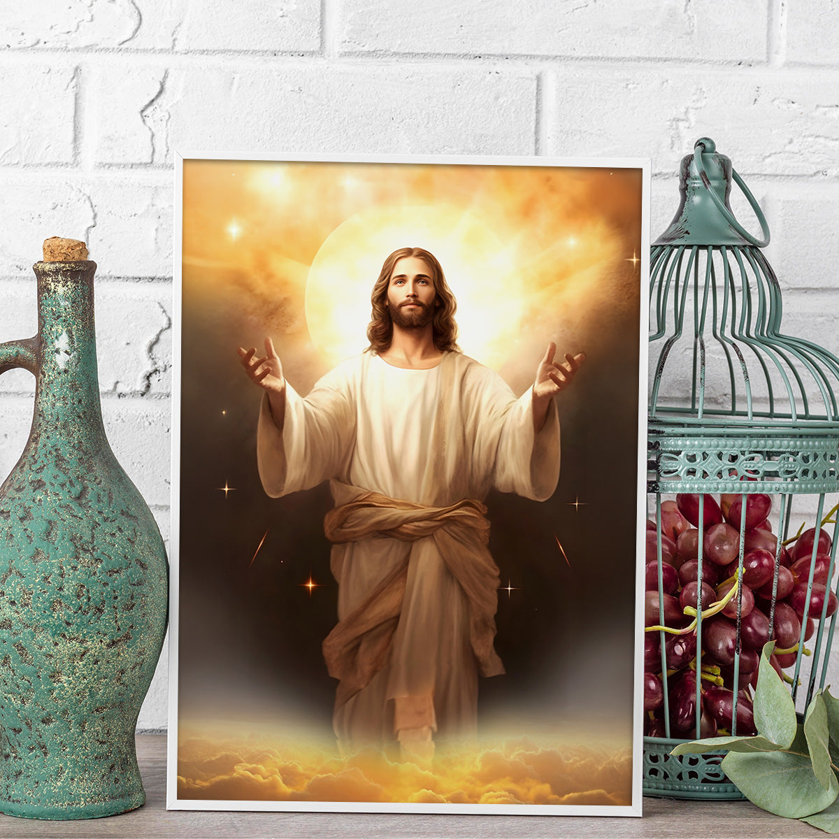 Heaven’s Glory – Inspirational Jesus HD Metal Wall Art