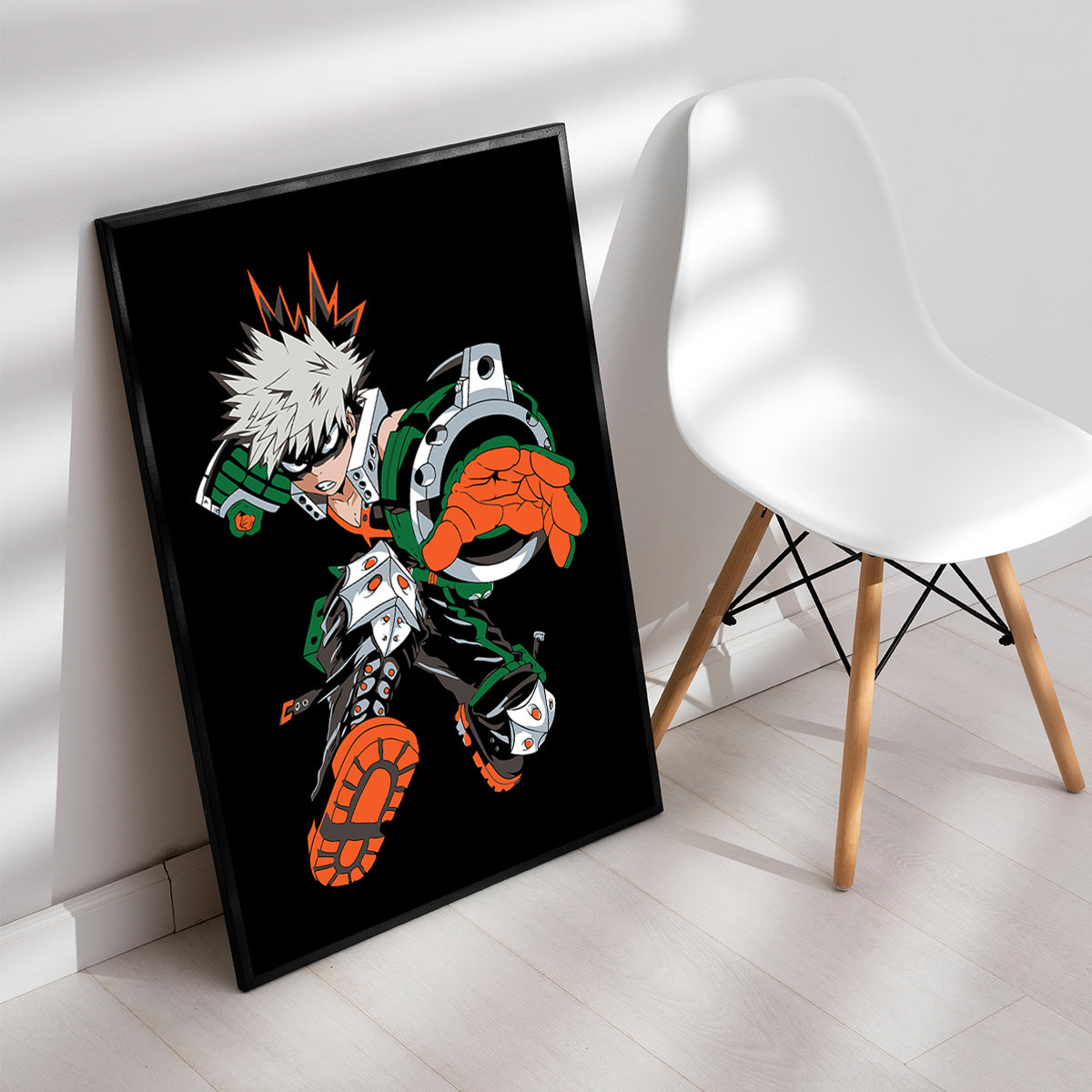 Bakugo Explosion Mode Metal Wall Art