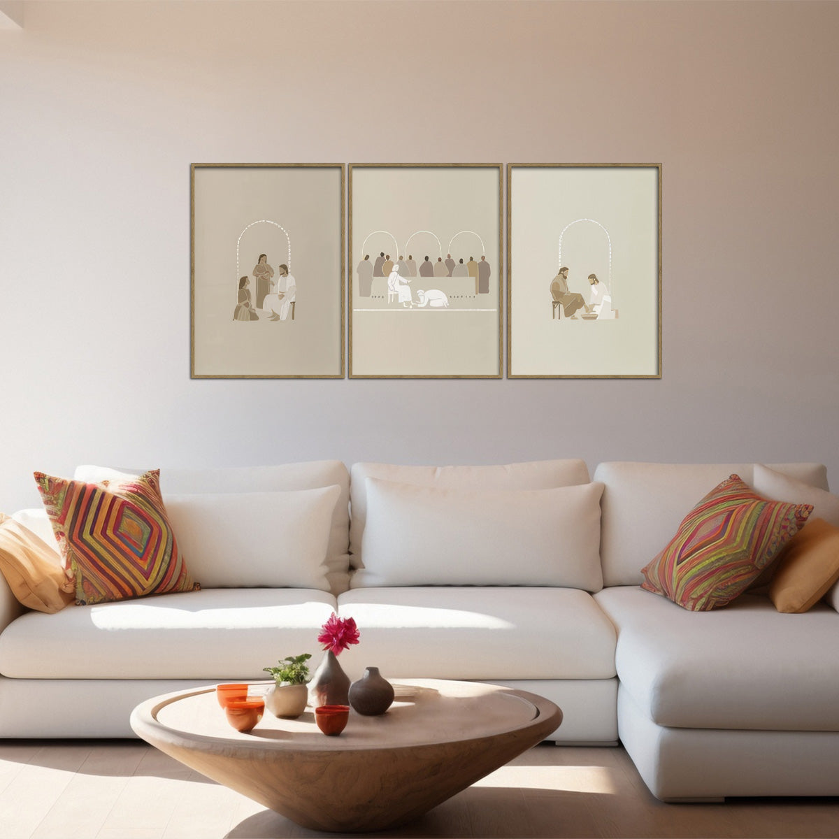 “Moments of Grace” – 3-Panel Christian Metal Wall Art