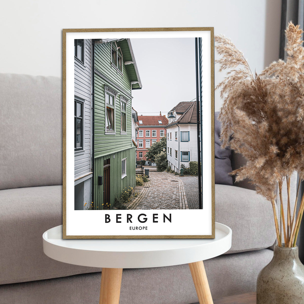 Bergen Europe Metal Wall Art