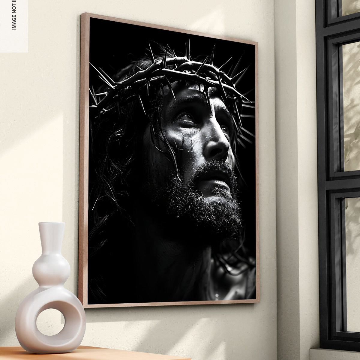 Crown of Thorns – The Suffering Savior HD Metal Wall Art
