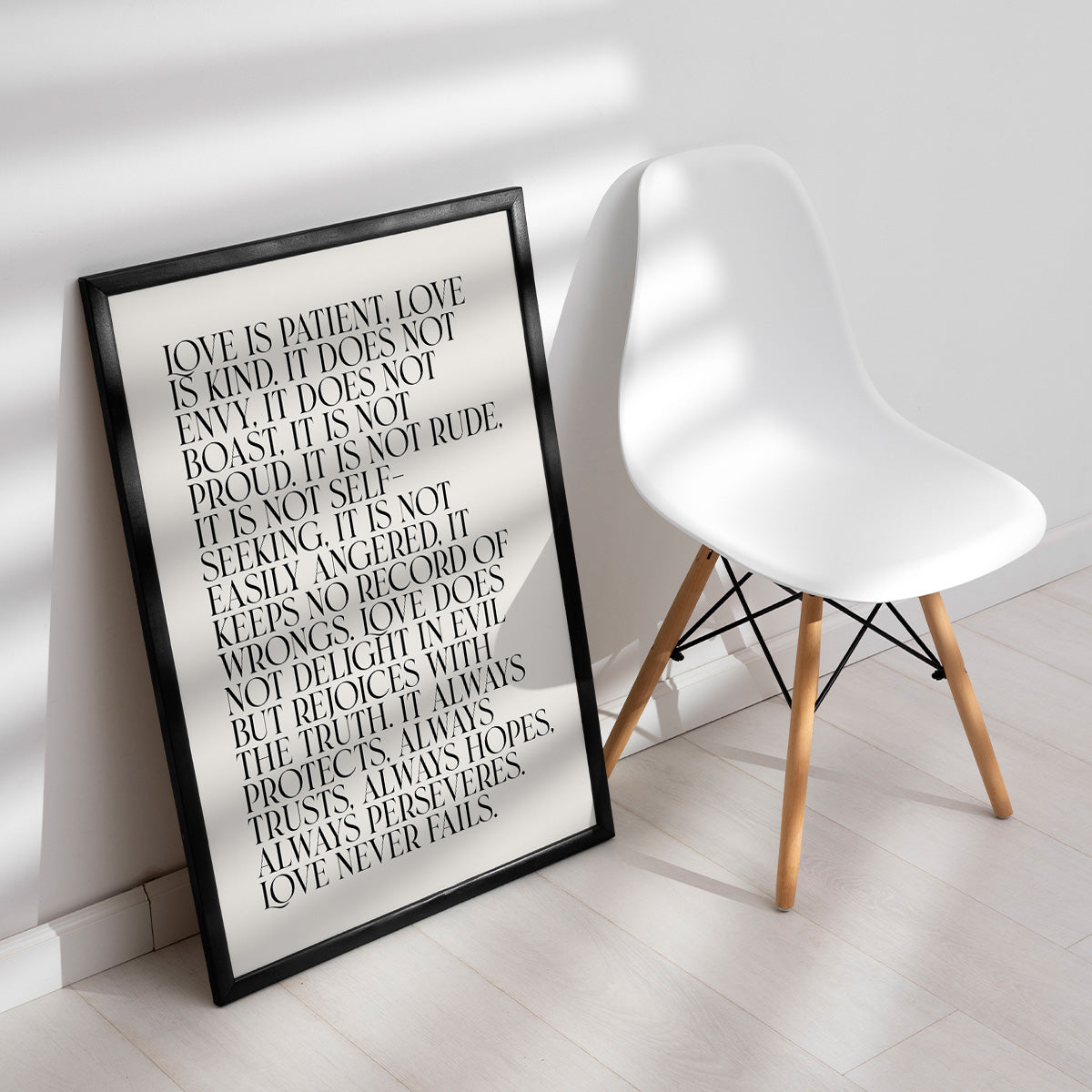 Love is Patient HD Metal Wall Art