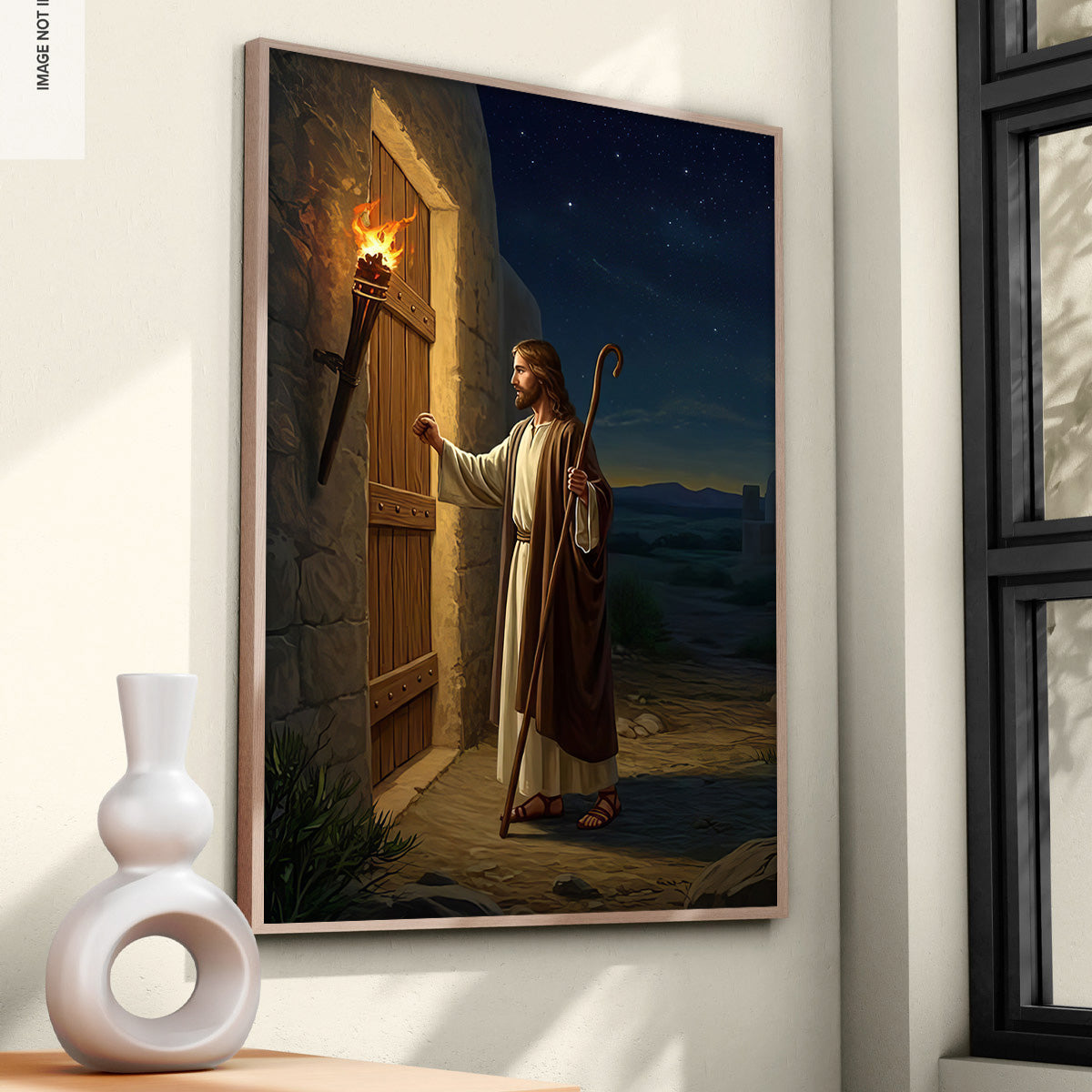 Jesus Knocking at the Door – Christian  Metal Wall Art