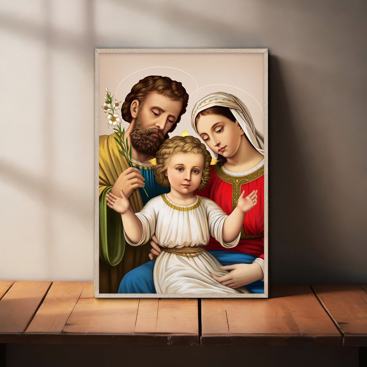 Blessed Home – Holy Family HD Metal Christian Wall Art