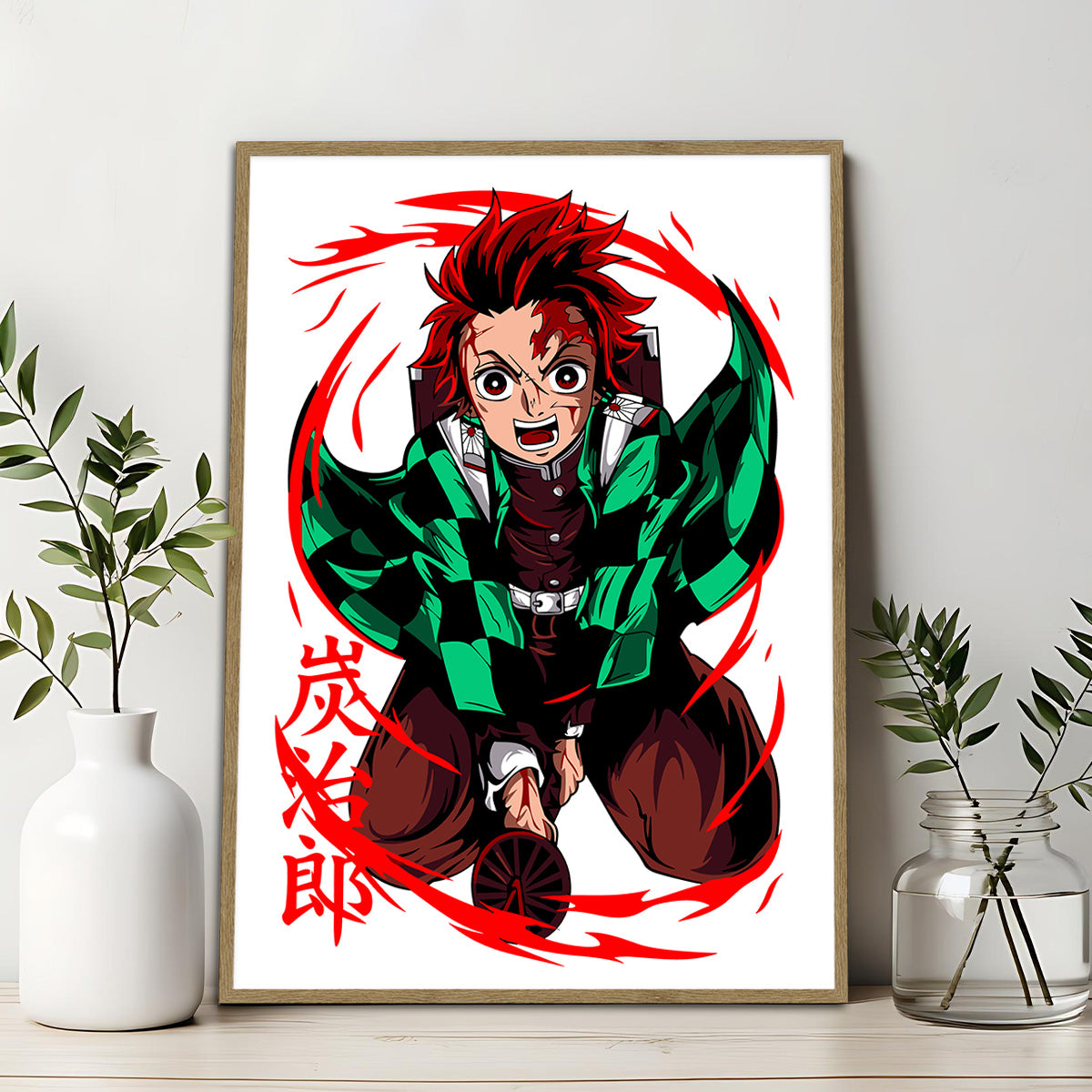 Tanjiro Demon Slayer  Metal Wall Art