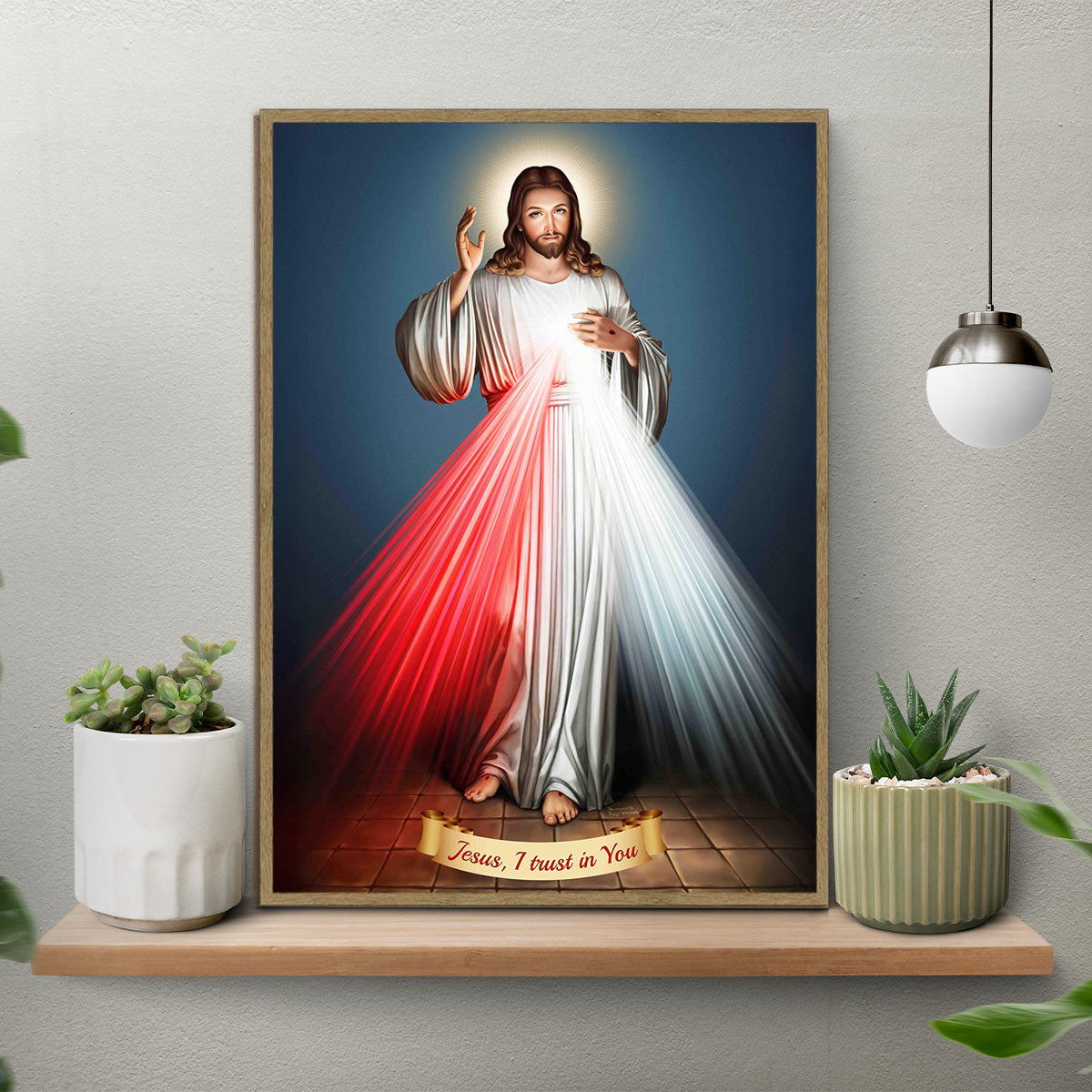 Divine Mercy of Jesus – HD Metal Wall Art
