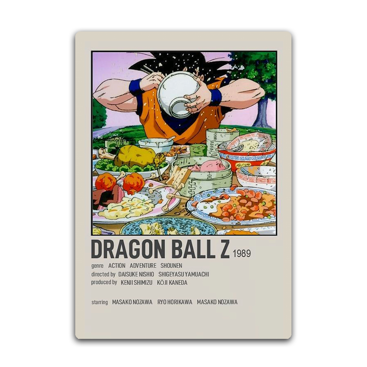 Dragon Ball Z  Metal Wall Art