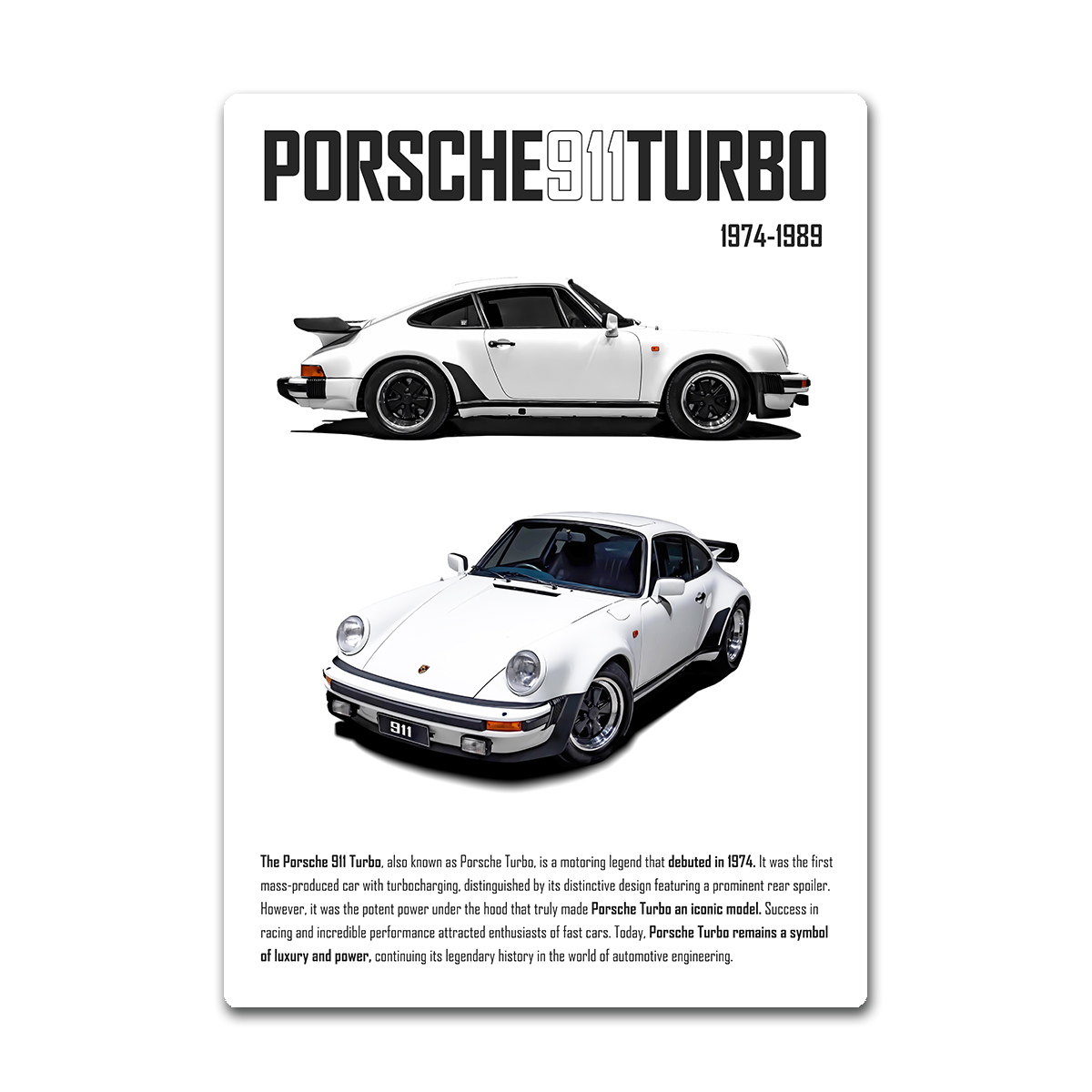 Porsche 911 Turbo  Metal Wall Art