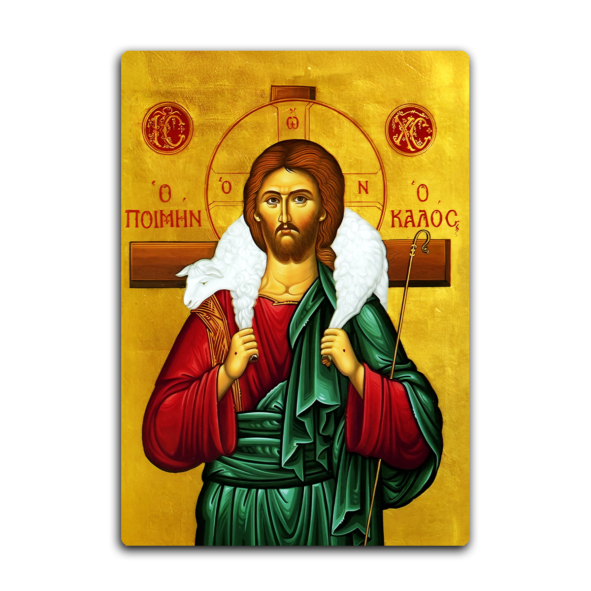 The Good Shepherd – Jesus  Metal Wall Art