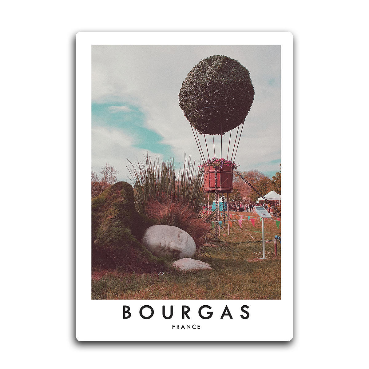 Bourgas France  Metal Wall Art