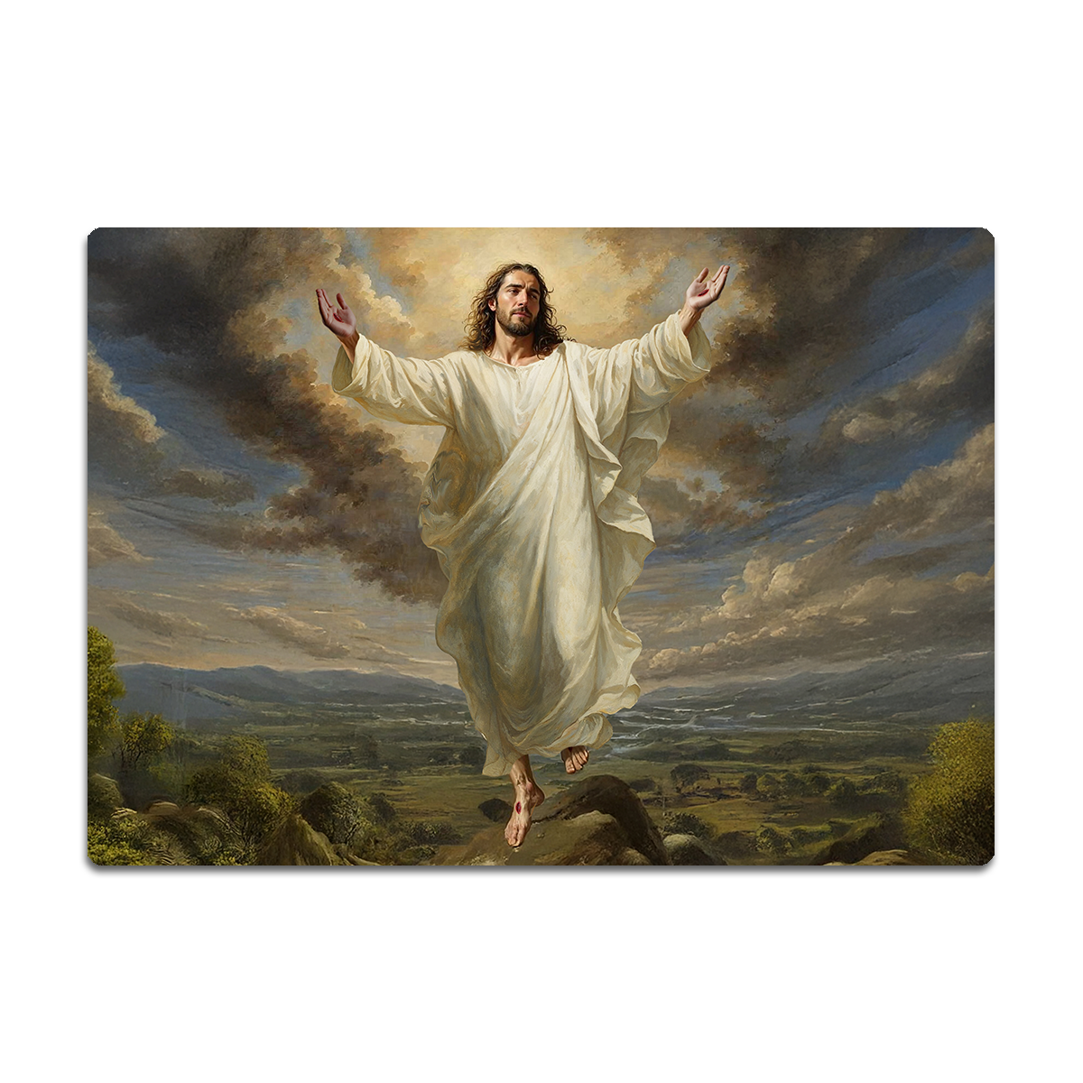 “The Ascension of Christ” – Christian  Metal Wall Art