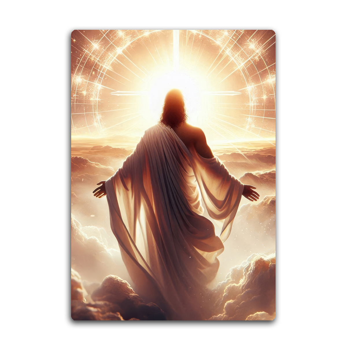 The Ascension of Christ – Jesus Metal  Wall Art