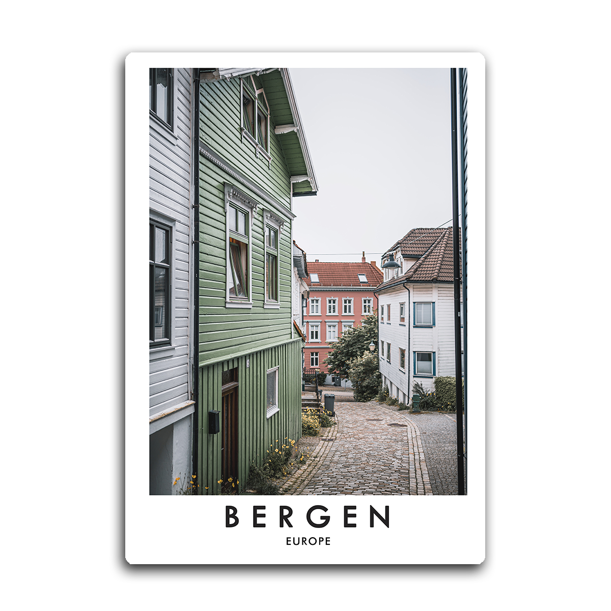 Bergen Europe Metal Wall Art