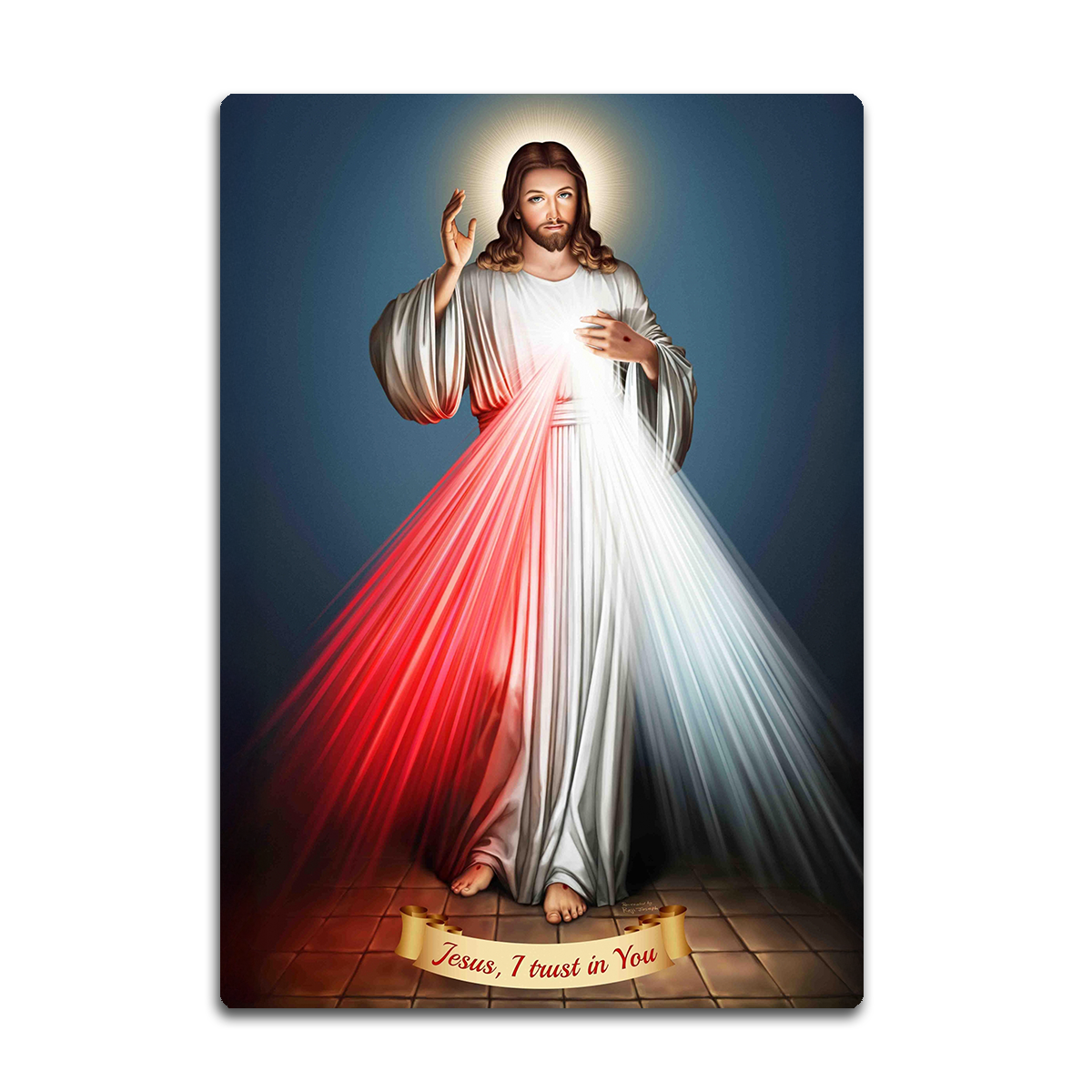 Divine Mercy of Jesus – HD Metal Wall Art