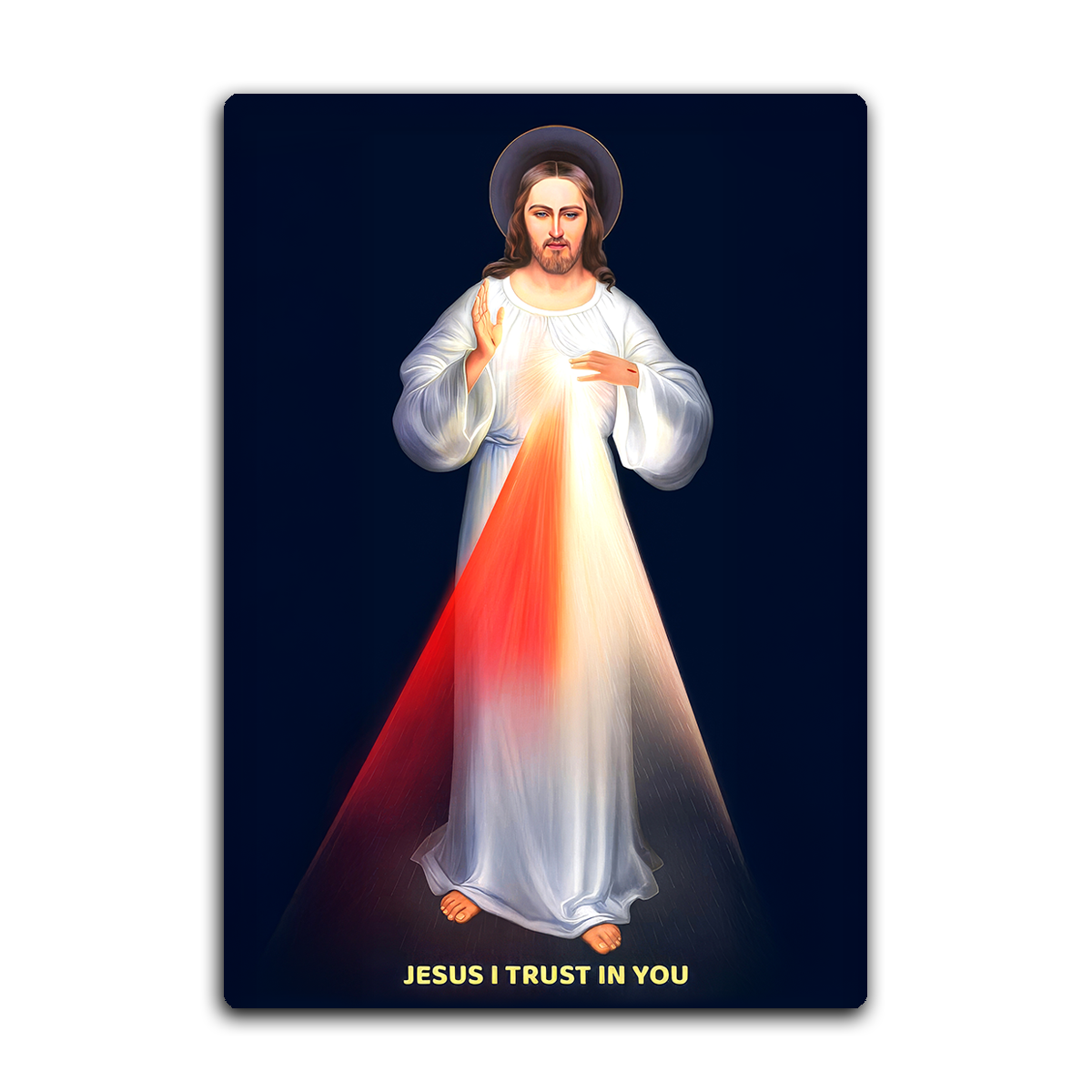Divine Mercy – Jesus I Trust in You Metal  Wall Art