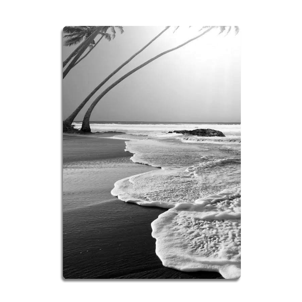 “Waves of Calm” – Modern Beach Metal Wall Art