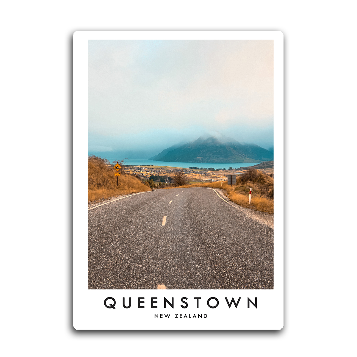 Queenstown New Zealand Metal Wall Art Print