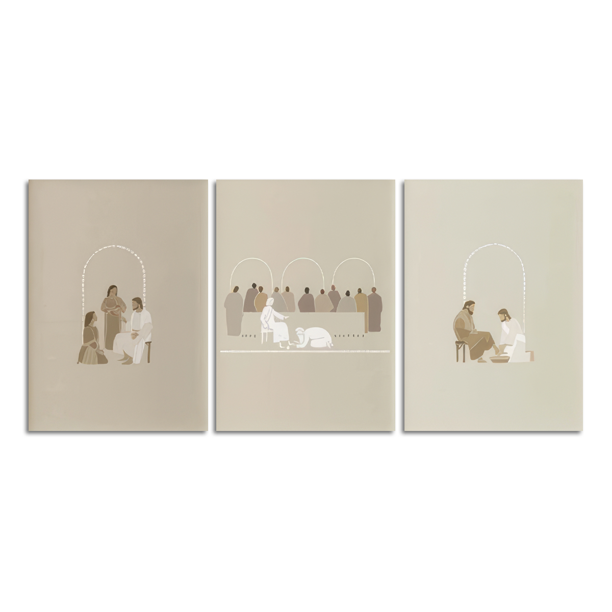 “Moments of Grace” – 3-Panel Christian Metal Wall Art