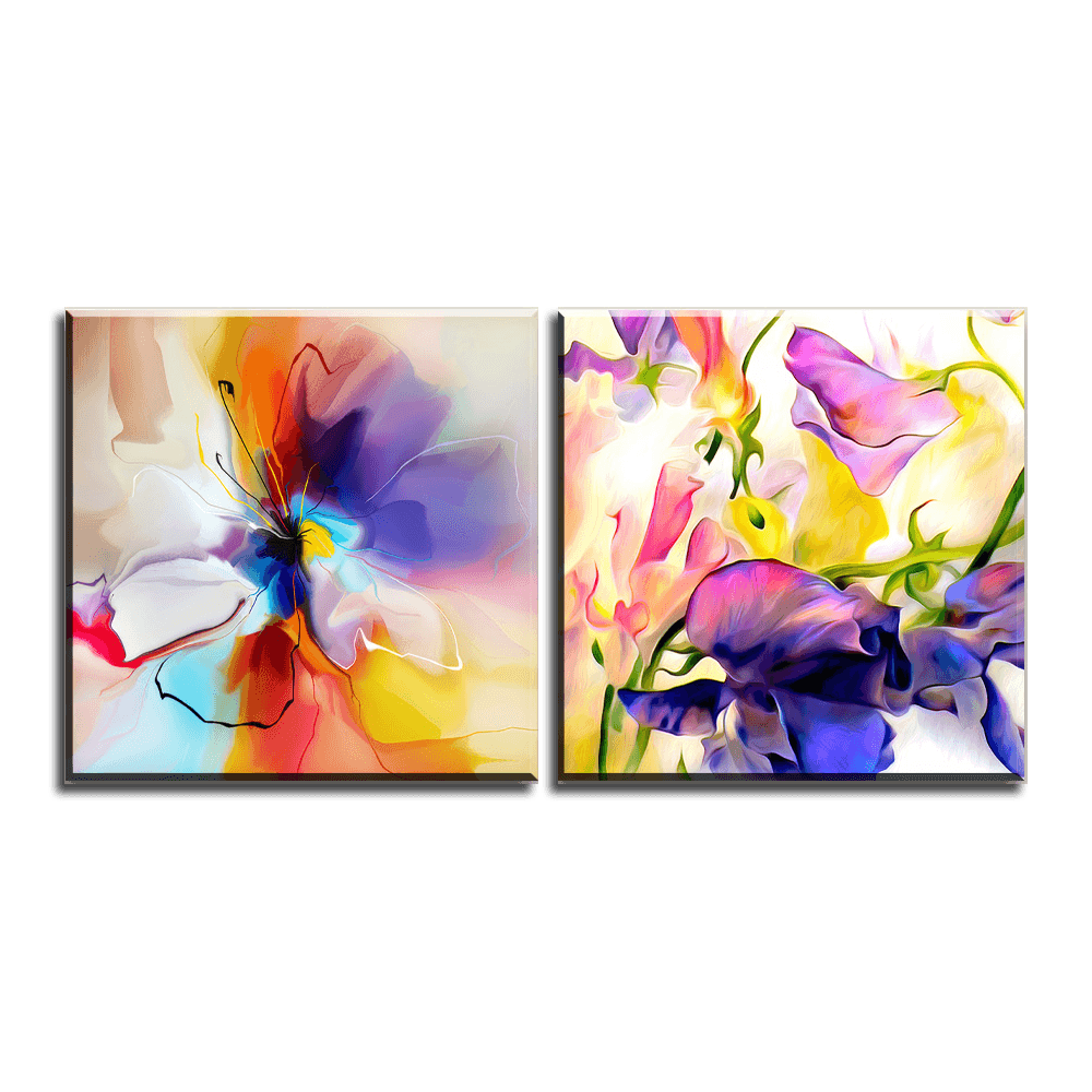 Abstract Petals - 2Panel.