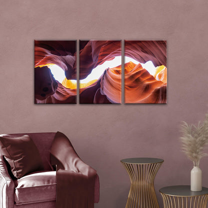 Antelope Canyon Triptych - 3panel.