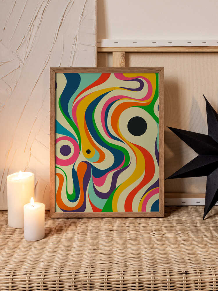Bloom in Motion – Abstract Floral Metal Wall Art