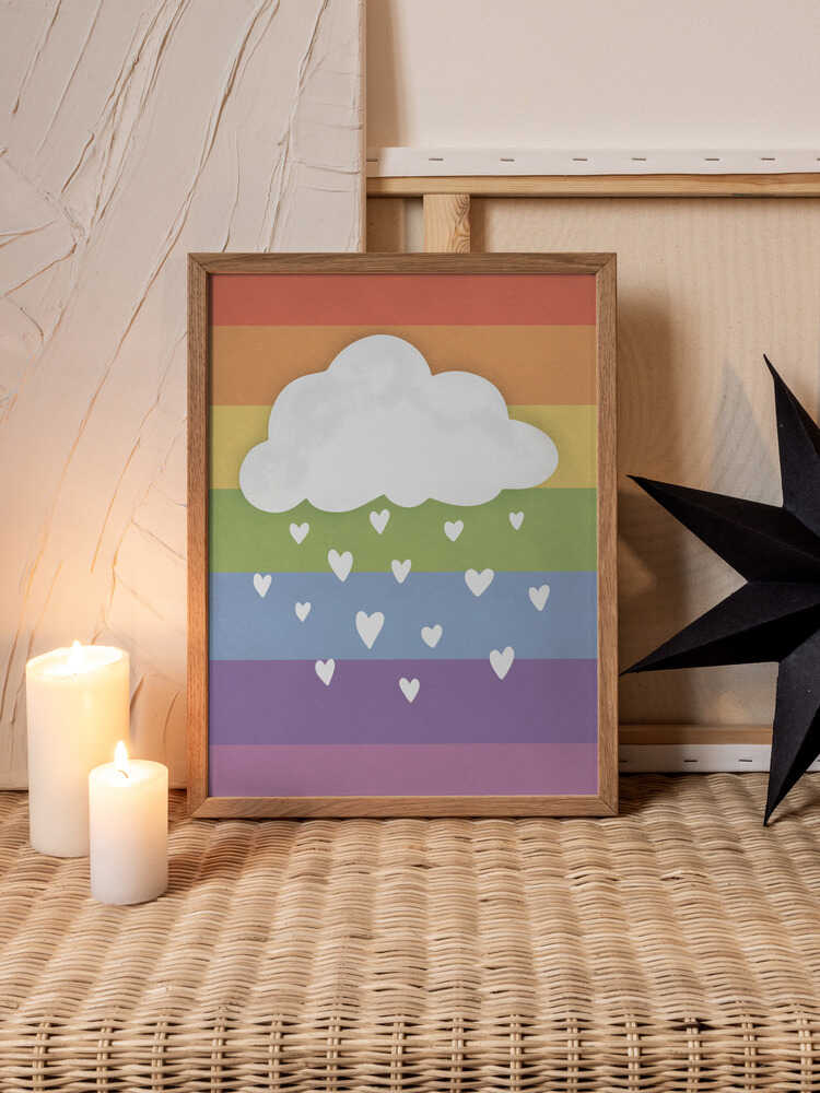 Rainbow of Love Metal Wall Art