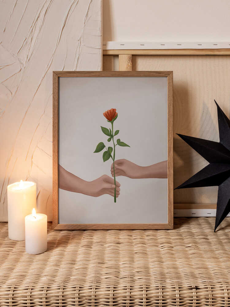 The Gift of Love Metal Wall Art