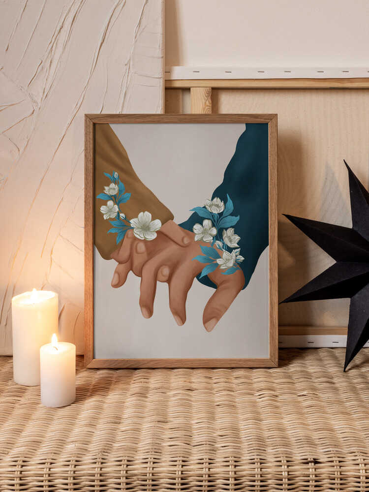 Bound by Love Metal Wall Art