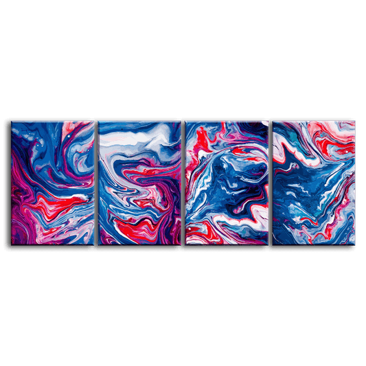 Chromatic Swirls - 4Panel - PixMagic