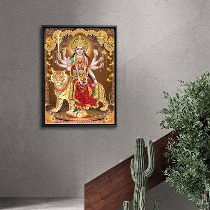 Durga Devi - Ambaji - Framed - PixMagic