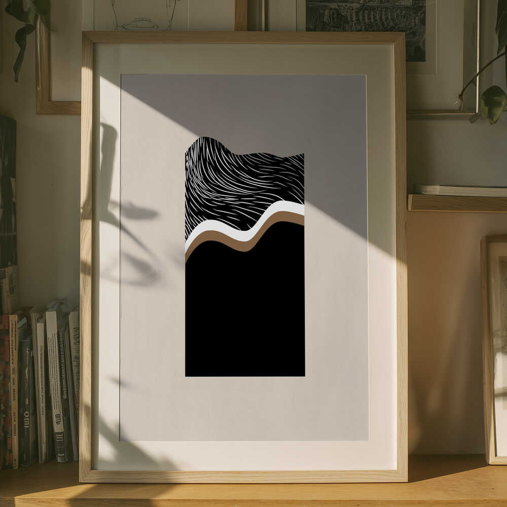 Sleek Contours Metal Wall Art