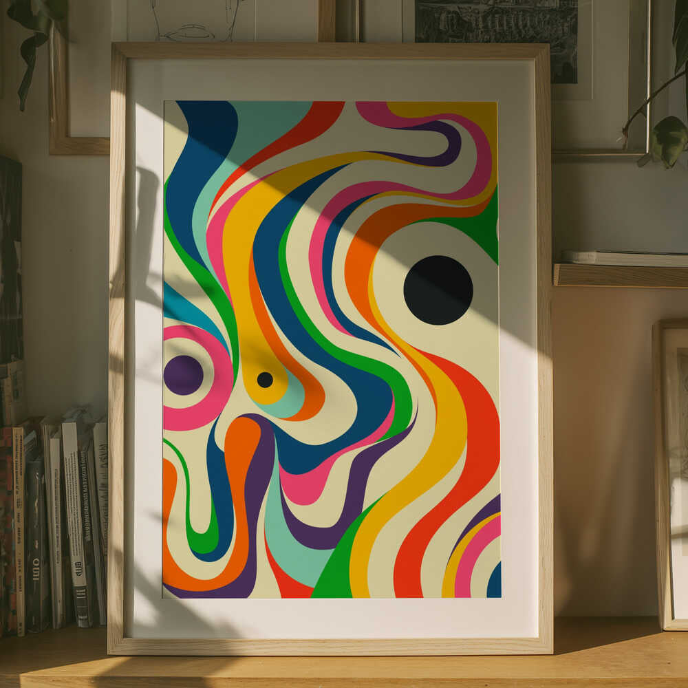 Bloom in Motion – Abstract Floral Metal Wall Art