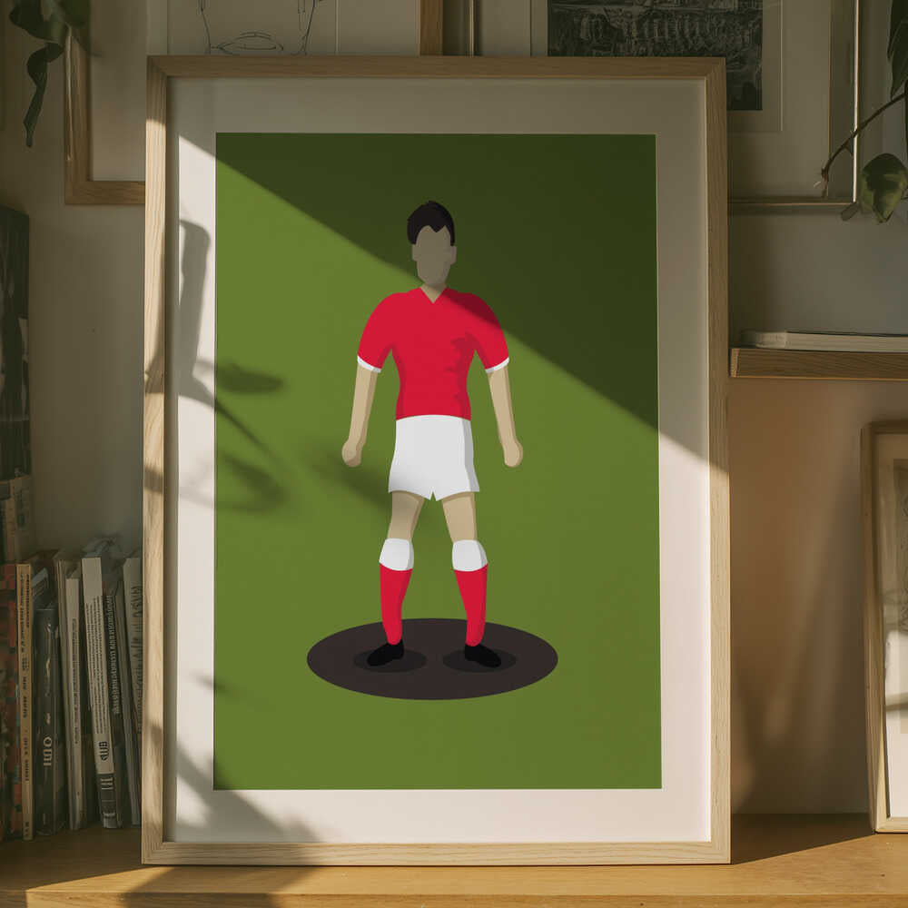 Legendary Football Icon Metal Wall Art