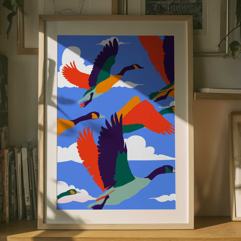 Freedom in Flight – Floral Metal Wall Art